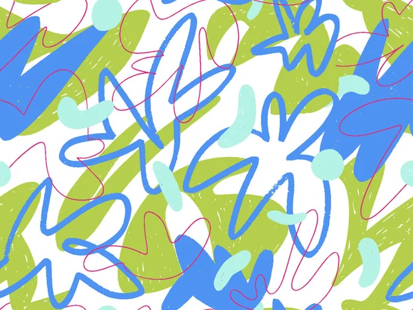 Geometrik Vektör deseni Memphis biçimi