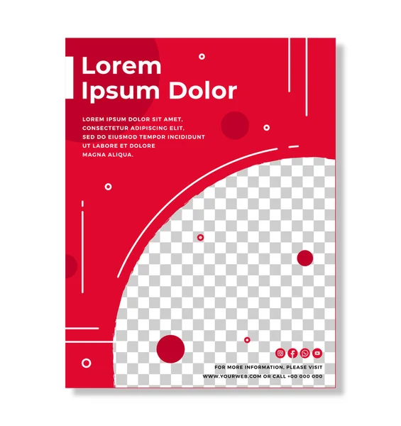 Moderne Vector Poster Template Voor Bedrijf Evenement Kan Ook Gebruikt — Stockfoto