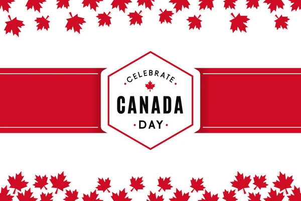 Vector illustration: Canada day design