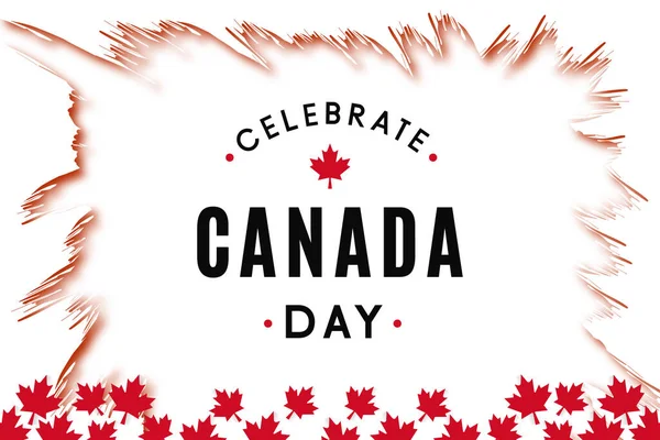 Vector illustration: Celebrate canada day background