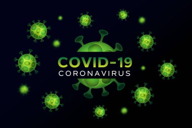 Coronavirus covid-19 pandemik arkaplan kavramı