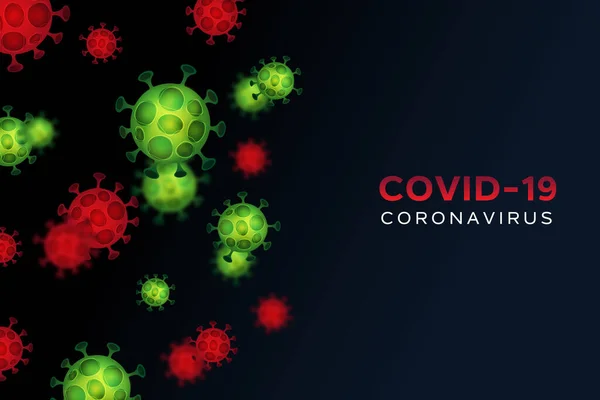 Coronavirus covid-19 pandemik arkaplan kavramı