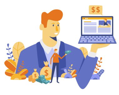 Para tasarrufu Doları banknot paraları. Nakit koruma kavramı. Web site, sayfa, sunum için kavram