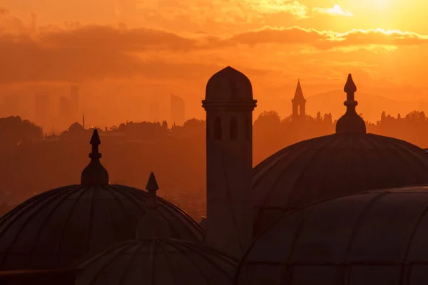 Vista Panorâmica Palácio Topkapi Amanhecer — Fotografia de Stock