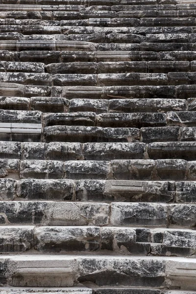 Aspendos Scări Amfiteatru Antalya Turcia — Fotografie, imagine de stoc