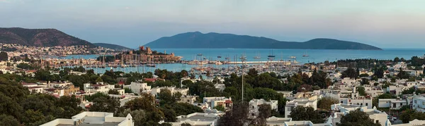 Vista Panorámica Del Hermoso Castillo Bodrum —  Fotos de Stock