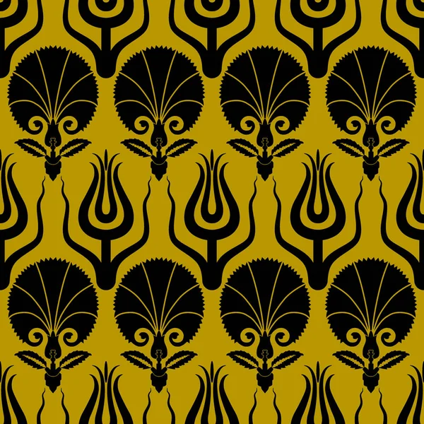 Oeillet Ottoman Design Textile Tulipe — Image vectorielle