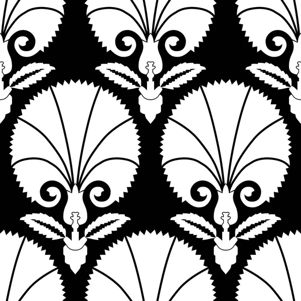 Desenho Têxtil Cravo Otomano Ilustração Vetorial —  Vetores de Stock