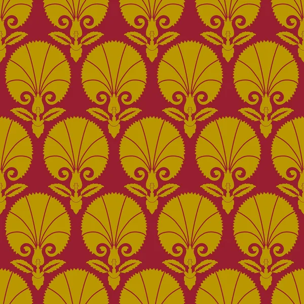 Ottoman Carnation Textile Design Vector Illustration — Stock Vector