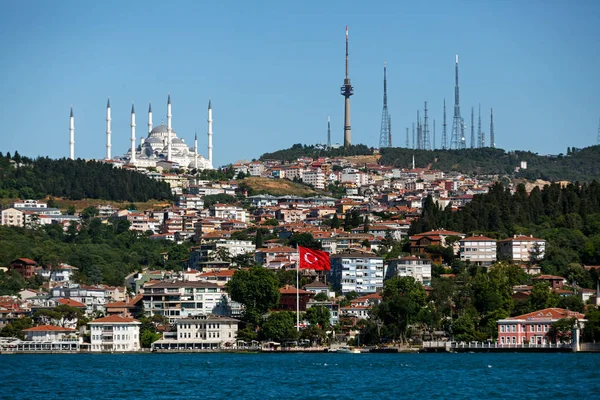 Camlica Hill Mosque Turcja Bosphorus — Zdjęcie stockowe
