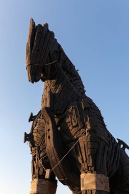 Truva atı Çanakkale Truva filminde için yapılan
