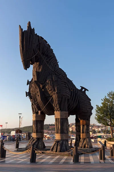 Trojansk Häst För Troy Film Çanakkale — Stockfoto