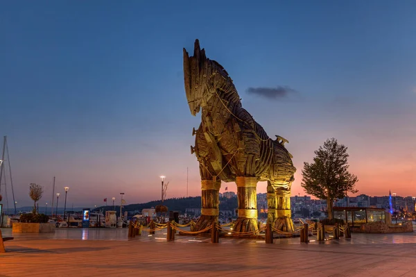 Trojansk Häst För Troy Film Çanakkale — Stockfoto