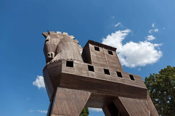 Koń Trojański Repliki Muzeum — Zdjęcie stockowe