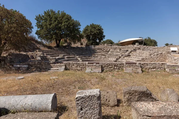 Canakkale Turquía Julio 2018 Antiguas Ruinas Troya Museun Durante Día — Foto de Stock