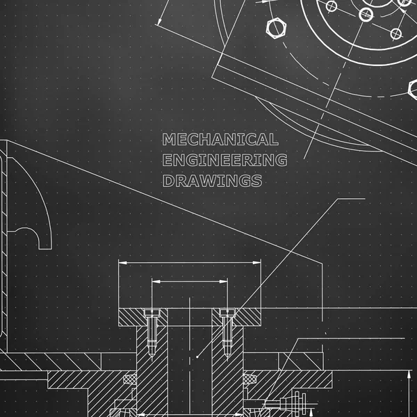Μηχανική Τεχνικός Σχεδιασμός Στυλ Της Μηχανικής Μηχανική Κατασκευή Οργάνων Καλύπτουν — Διανυσματικό Αρχείο
