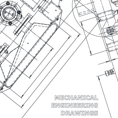 Kurumsal kimlik. Planı. Mühendislik çizim vektör. Bilgisayar destekli tasarım sistemleri. Enstrüman yapımı çizimler. Mekanik çizim