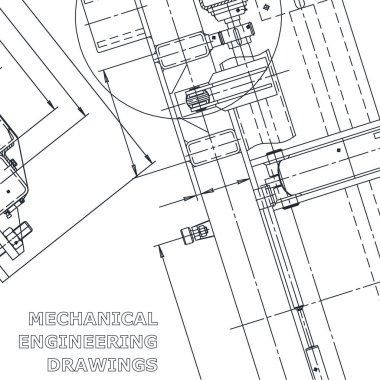 Kurumsal kimlik. Planı. Mühendislik çizim vektör. Teknik çizimler, arka zemin. Düzeni, planı, anahat