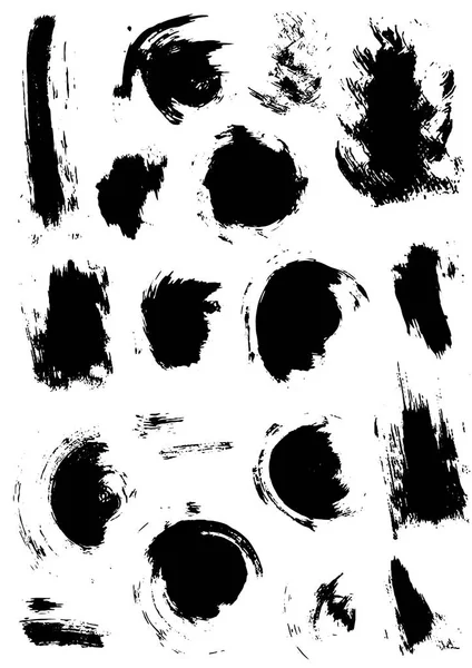 Творческий Дизайн Рисование Кисточкой Губкой Текстилем Гуашь Отпечатки Твоего Дизайна — стоковый вектор