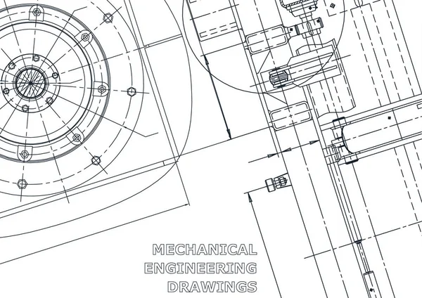 Planta Ilustração Engenharia Vetorial Capa Panfleto Banner Fundo Desenhos Para —  Vetores de Stock