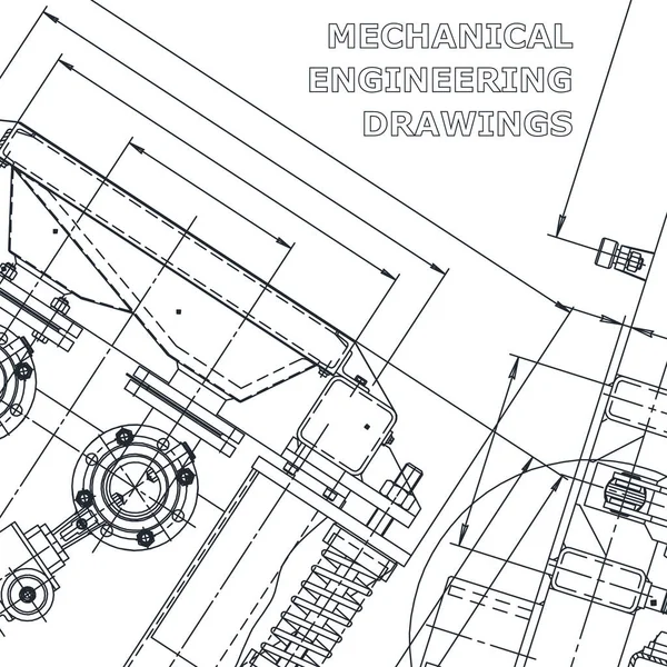 Plano Identidad Corporativa Ilustración Ingeniería Vectorial Sistemas Diseño Asistido Por — Archivo Imágenes Vectoriales