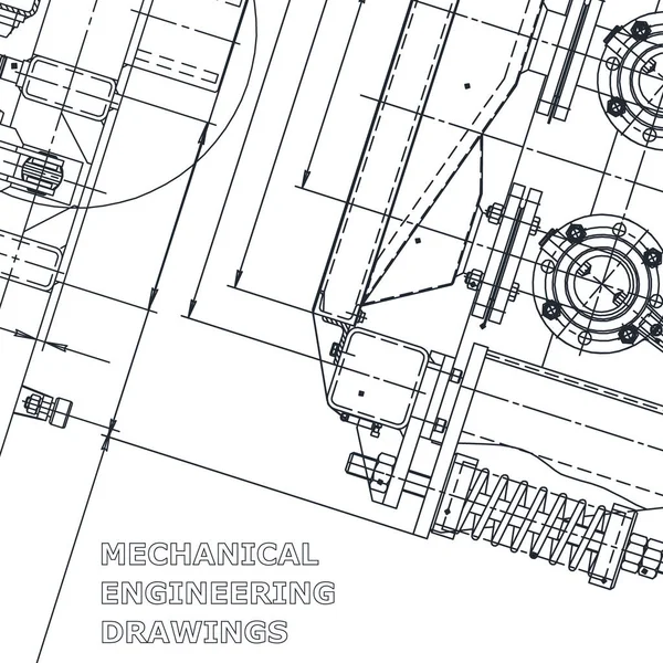 企业形象 向量工程学例证 技术插图 后面的地面 — 图库矢量图片