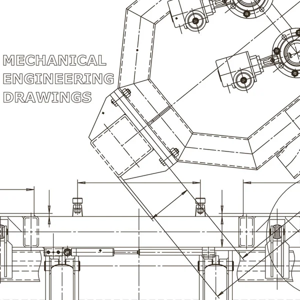 Identita Aziendale Sistemi Progettazione Assistiti Computer Progetto Schema Piano Schizzo — Vettoriale Stock