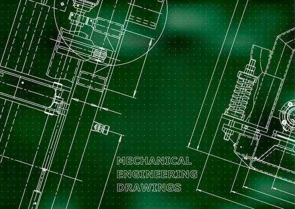 Plano Sketch Ilustración Ingeniería Vectorial Cubierta Volante Pancarta Fondo Dibujos — Archivo Imágenes Vectoriales