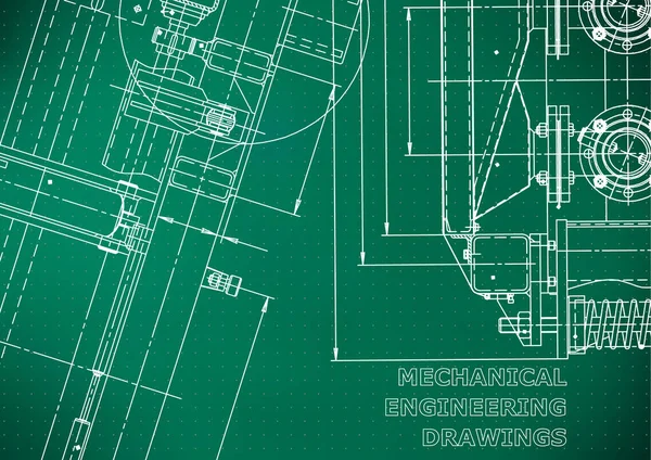 Схема Векторная Инженерная Иллюстрация Компьютерные Системы Проектирования Рисунки Изготовлению Инструментов — стоковый вектор