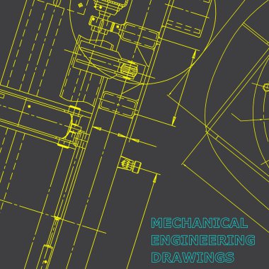 Ayrıntılı plan. Vektör mühendisliği çizimi. Kapak, ilan, afiş, arka plan. Şirket Kimliği. Gri