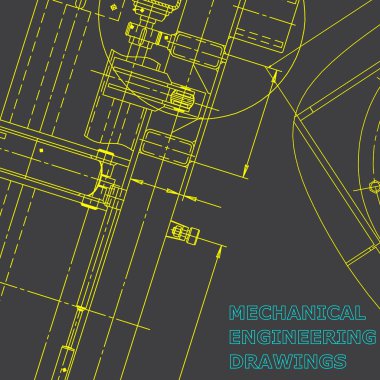 Plan, Kroki. Vektör mühendisliği illüstrasyon. Kapak, el ilanı, afiş, arka plan. Kurumsal kimlik. Gri