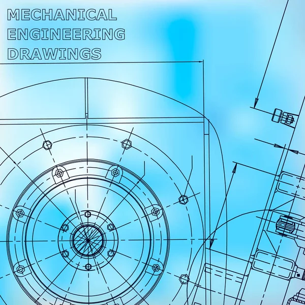 Plan Directeur Identité Entreprise Illustration Vectorielle Couverture Flyer Bannière Bleu — Image vectorielle