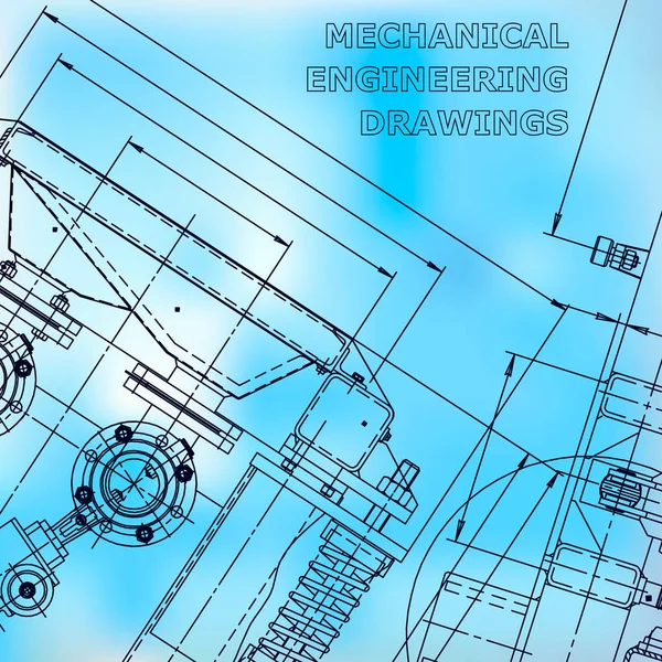 Plano Identidad Corporativa Ilustración Ingeniería Vectorial Sistemas Diseño Asistido Por — Vector de stock