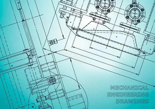 Blueprint, Sketch. Vektör Mühendisliği illüstrasyon