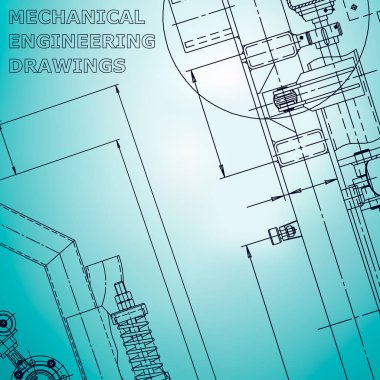 Plan, Kroki. Vektör illüstrasyon. Kapak. Kurumsal kimlik. Açık mavi