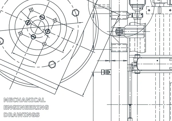 Ilustração Engenharia Vetorial Sistemas Design Assistidos Por Computador Desenhos Para — Vetor de Stock