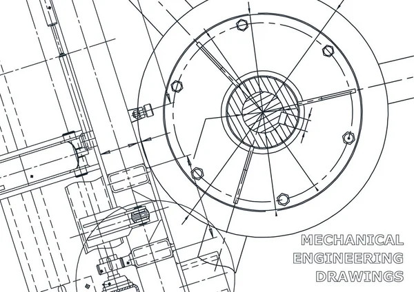 Banner Vectorial Ingeniería Fabricación Instrumentos Mecánicos — Vector de stock