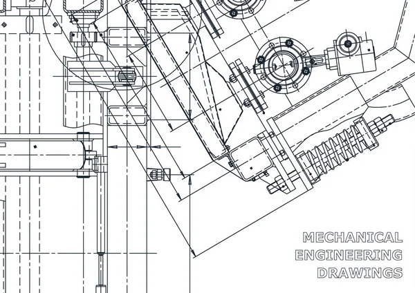 Ilustração Engenharia Vetorial Fabricação Instrumentos Sistema Design Assistido Por Computador —  Vetores de Stock