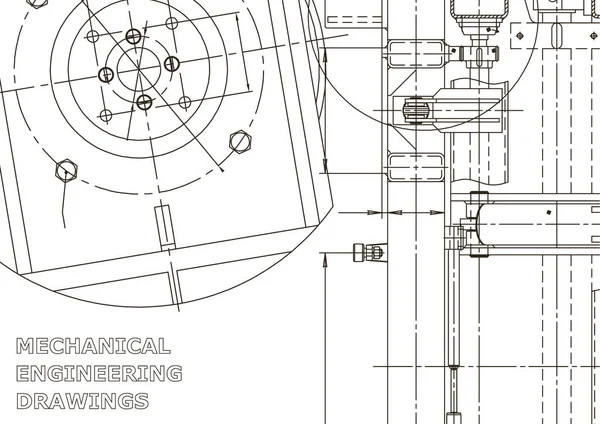 Εικονογράφηση Μηχανολογίας Σχέδια Λήψης Οργάνων Μηχανική Σχεδίαση Συστήματα Σχεδιασμού Βοήθεια — Διανυσματικό Αρχείο