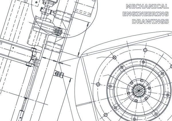 Κάλυψη Φέιγ Βολάν Εικονογράφηση Μηχανολογίας Σχεδιάγραμμα Πανό Φόντο Σχέδια Λήψης — Διανυσματικό Αρχείο