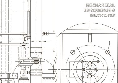 Mekanik alet yapımı. Teknik soyut arka planlar. Teknik illüstrasyon