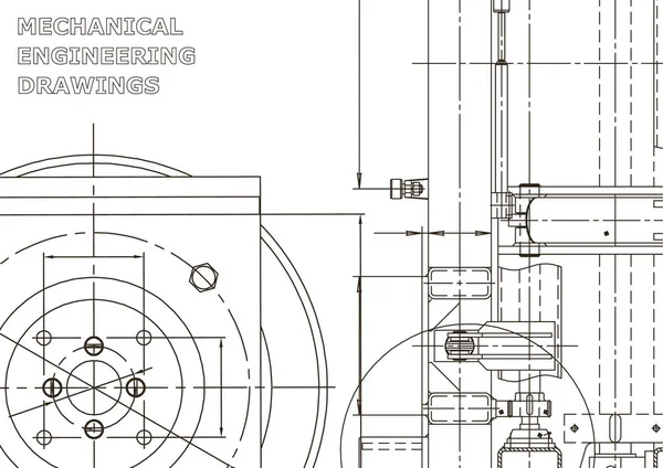 Ilustração Engenharia Vetorial Sistemas Design Assistidos Por Computador Desenhos Para —  Vetores de Stock