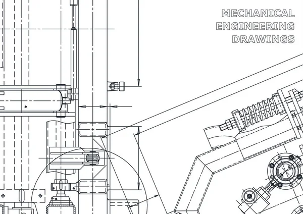 Technische Abstrakte Hintergründe Mechanischer Instrumentenbau — Stockvektor