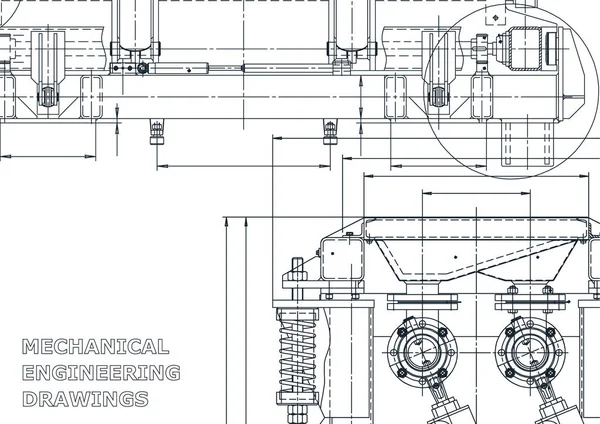 Contexte Technique Abstrait Dessin Vectoriel Fabrication Instruments Mécaniques — Image vectorielle