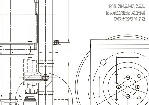 Mechanischer Instrumentenbau Abstrakter Hintergrund — Stockvektor