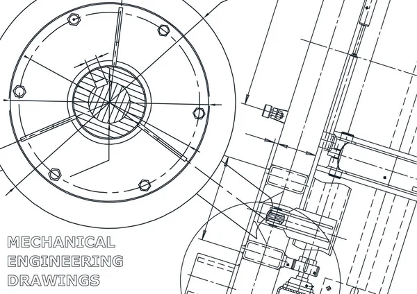 Ilustração de engenharia vetorial. Capa, folheto, banner, fundo —  Vetores de Stock