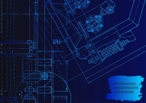 Illustrazione tecnica vettoriale — Vettoriale Stock