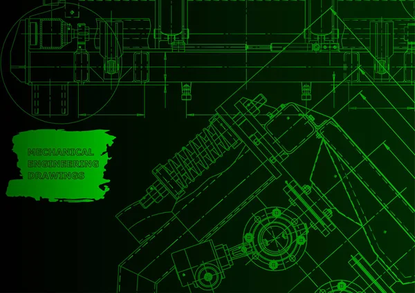 Векторная инженерная иллюстрация — стоковый вектор