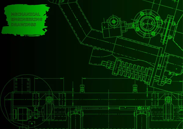 Vektor Engineering Illustration — Stockvektor