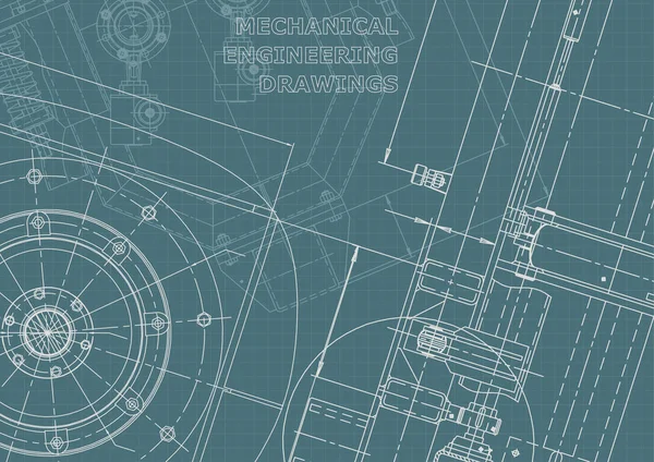 Identidad corporativa, plan, boceto. Ilustraciones técnicas, fondos — Archivo Imágenes Vectoriales